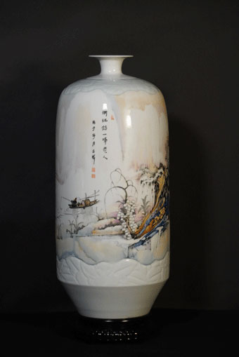 吕威作品《渐江访一峰老人》规格：60cm×25cm（二）.jpg