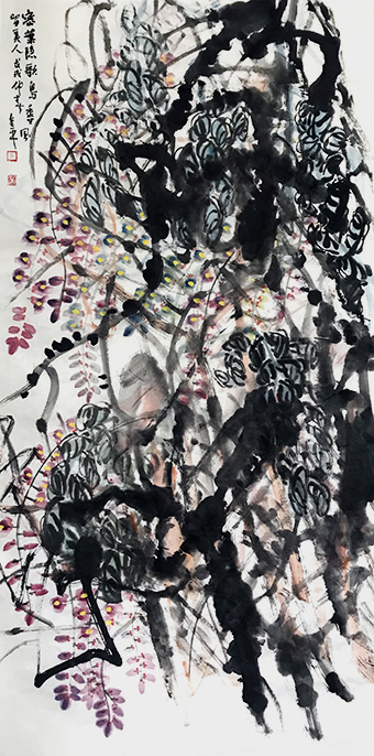 道金平作品211《香风留美人》68x138cm,2018年。.jpg