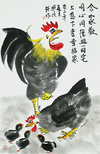 陈焕强作品《合家欢》.jpg