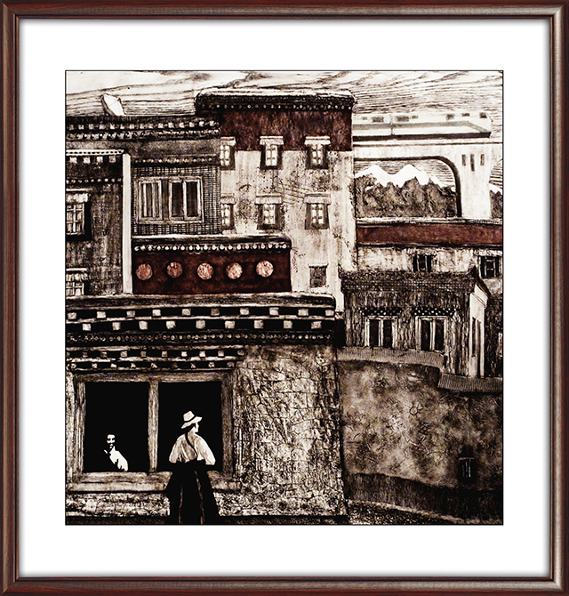 双道俊作品：水印版画名称：《窗》尺寸：87cmx83cm  创作时间：2011年作价格：面议.jpg