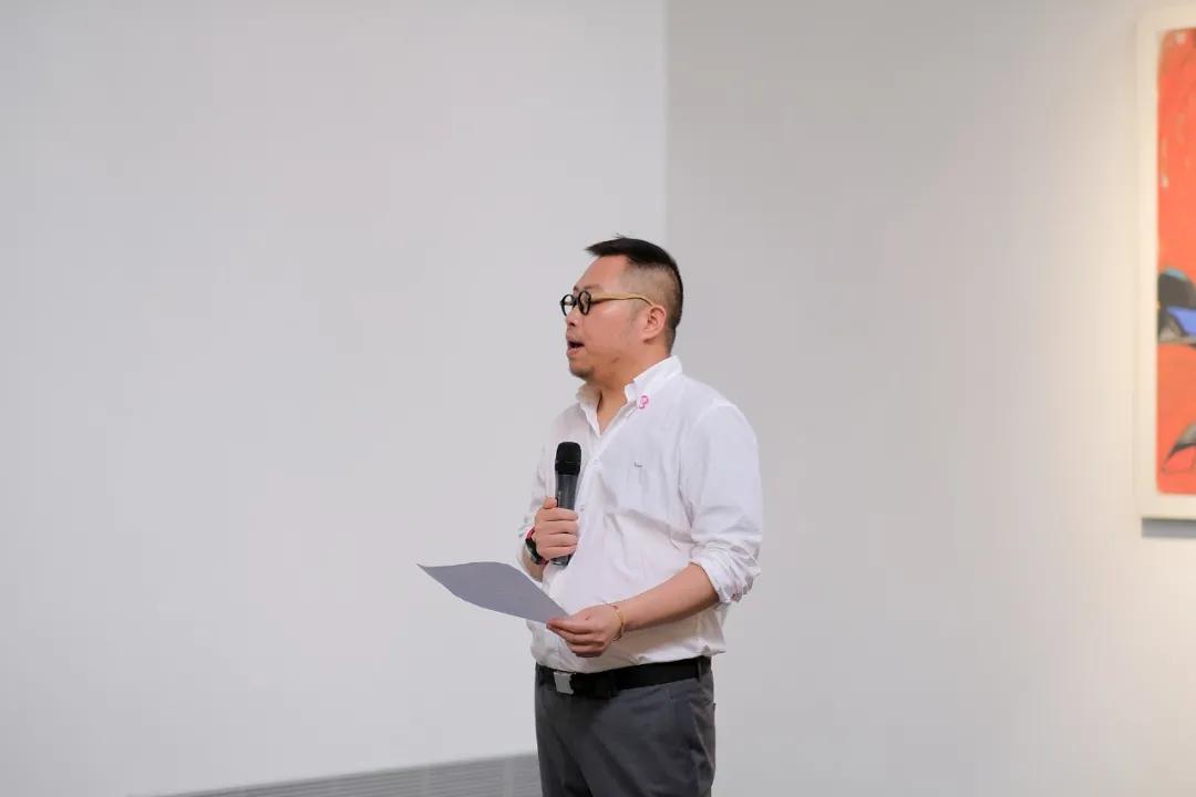 大明艺术基金负责人吴晶晶先生致辞