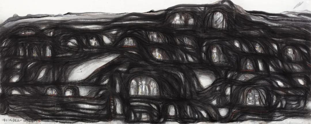 《哦，北魏》系列之一 145x365cm 2019年