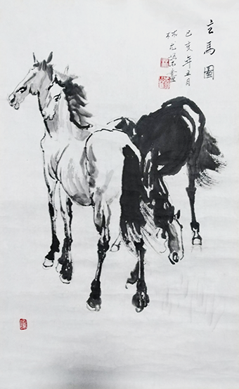 林猷荣作品6《立马图》.png