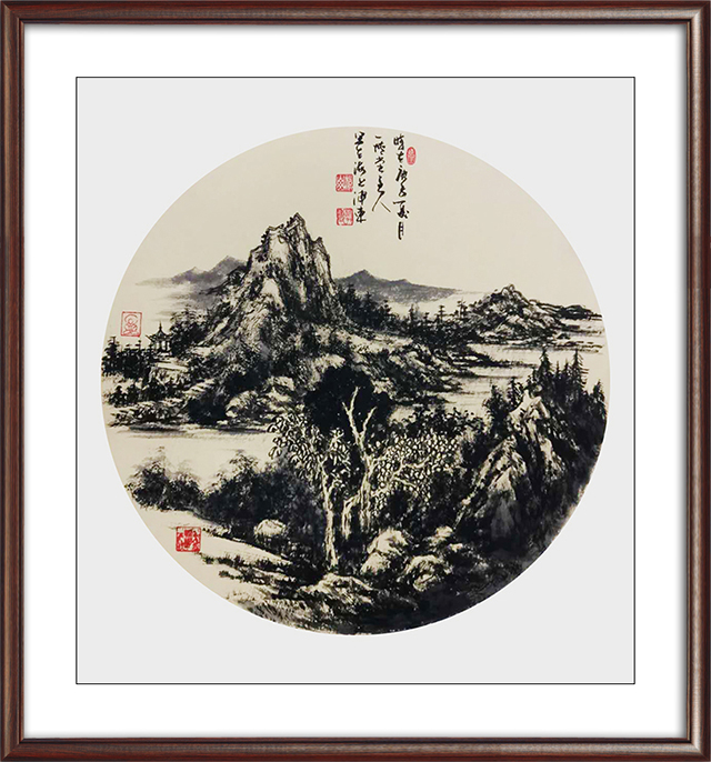 郭博作品 尺寸：50cmx50cm作品名称：山水小品 价格面议 2.jpg