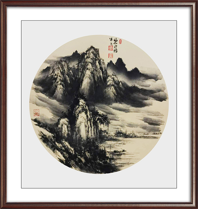 郭博作品 尺寸：50cmx50cm作品名称：山水小品 价格面议5.jpg