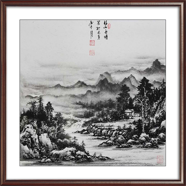 郭博作品 尺寸：50cmx50cm作品名称：山水小品 价格面议 7.jpg