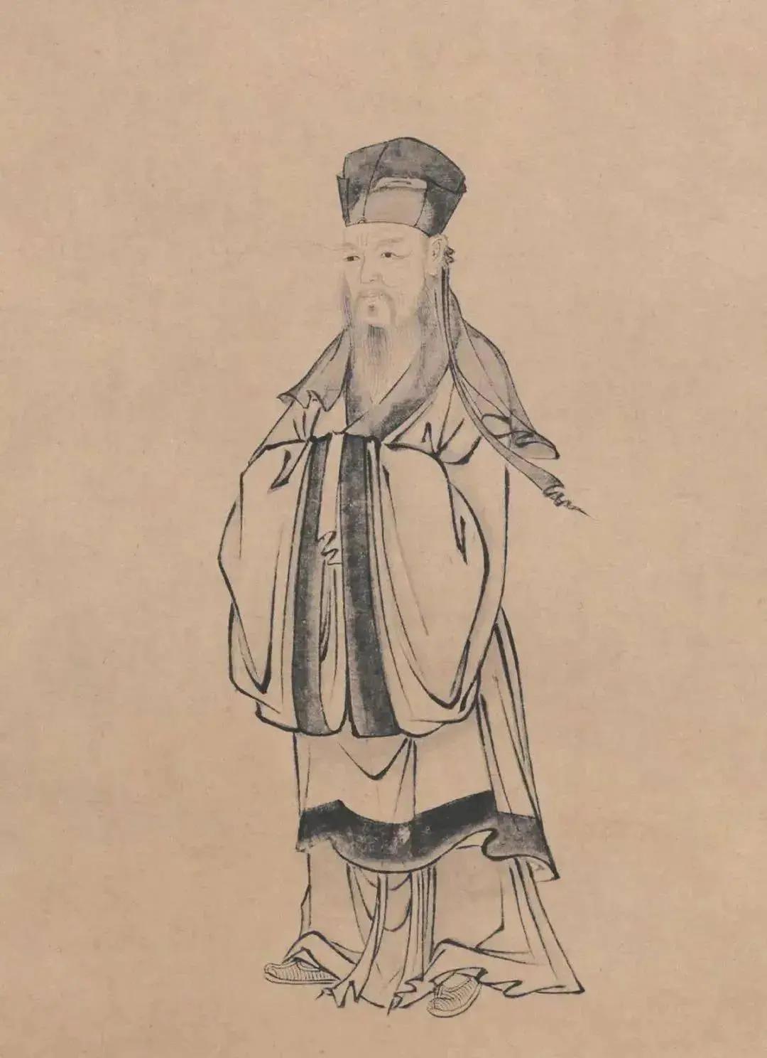 苏轼《治平帖》卷首苏轼像