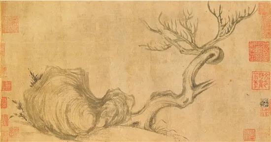 苏轼&nbsp; &nbsp;枯木怪石图