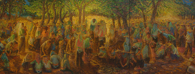 《大集市》三联画油画-130cmx112cmx3幅--2002-2014年洪瑞生.jpg