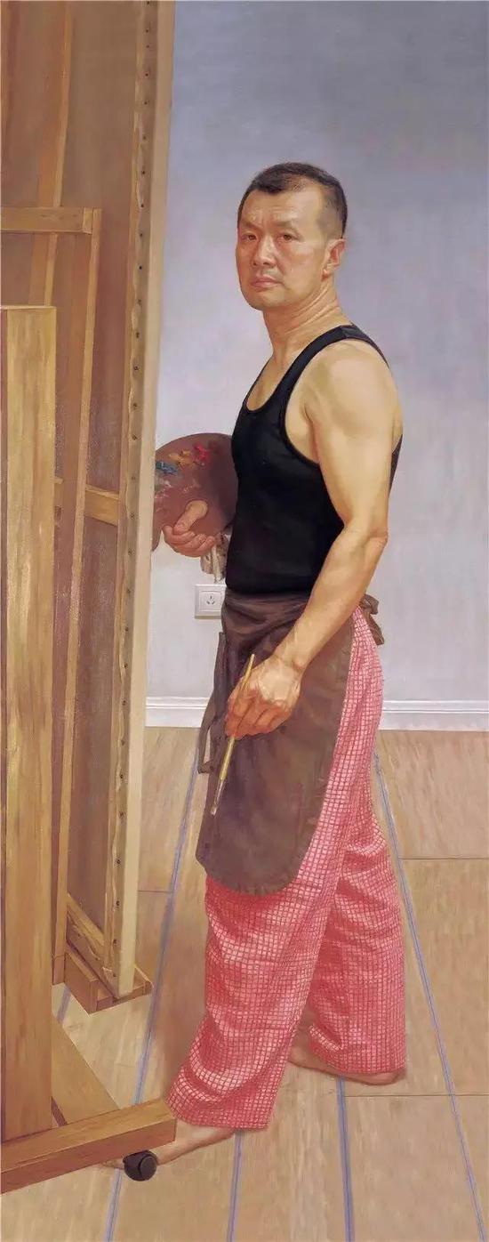  胡建成 《自画像》  2006年