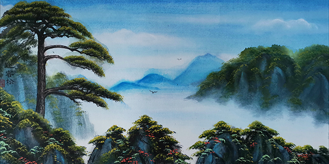 路豫坤作品：迎客松  规格：四尺 价格：面议.jpg