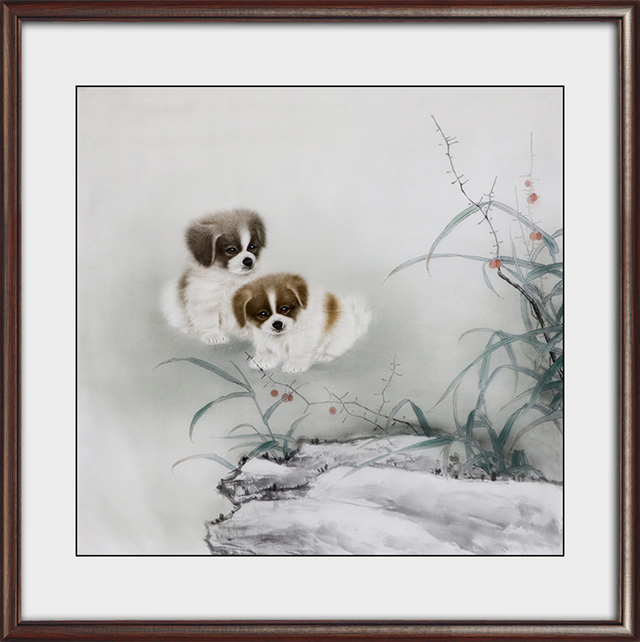 陶润文作品：哥俩好 尺寸：860X860 价格：面议.jpg