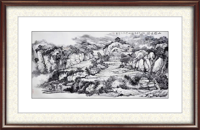 程光贤作品：山居是诗 尺寸：136cm×68cm 价格：面议.jpg