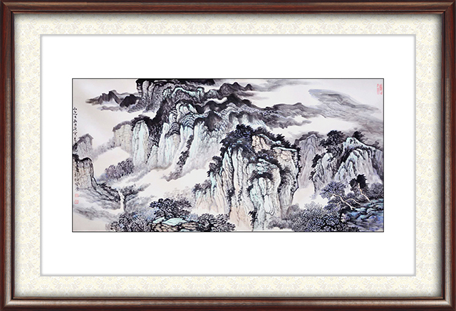 程光贤作品：山色可养目 尺寸：136cm×68cm 价格：面议.jpg