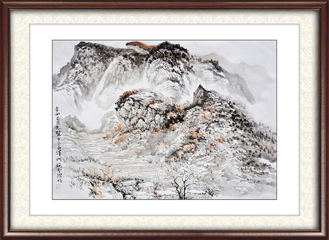 程光贤作品：辛卯雪月 尺寸：55cm×76cm 价格：面议.jpg