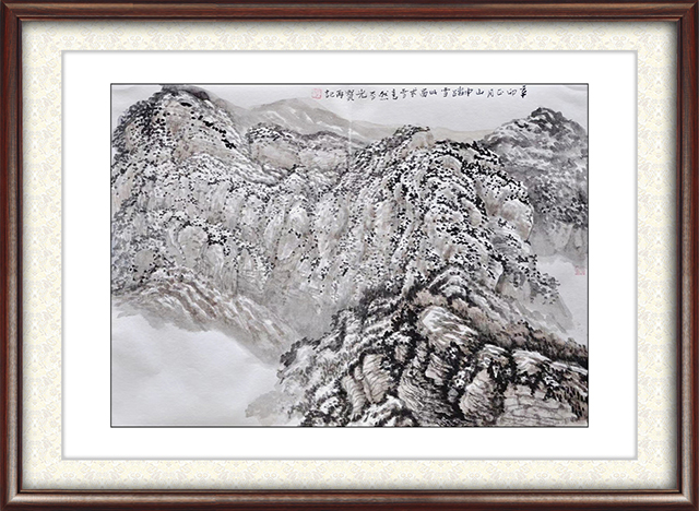 程光贤作品：雪意尺寸：55cm×76cm 价格：面议.jpg
