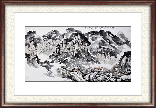程光贤作品：醉山醒水 尺寸：136cm×68cm 价格：面议.jpg