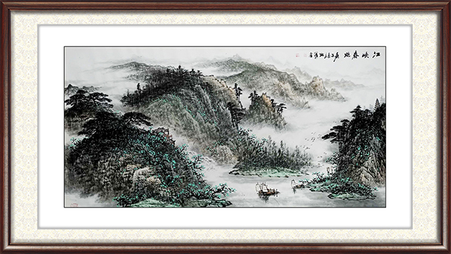 《江峡春晓》规格：四尺 价格：每平尺1000元.jpg
