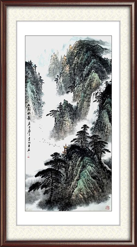 《山高水长》规格：四尺价格：每平尺1000元.jpg