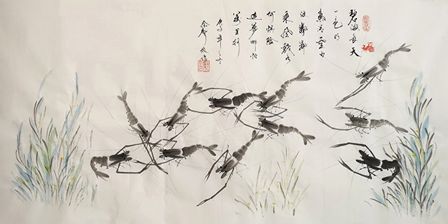 佘声俊作品《碧海长天一色明》.jpg
