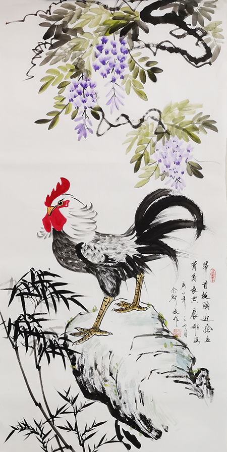 佘声俊作品《昂首挺胸迎风立》.jpg