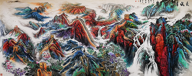 农永玉作品《长城春晓》.jpg