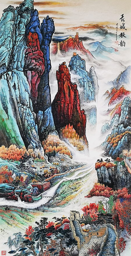 农永玉作品《长城秋韵》.jpg