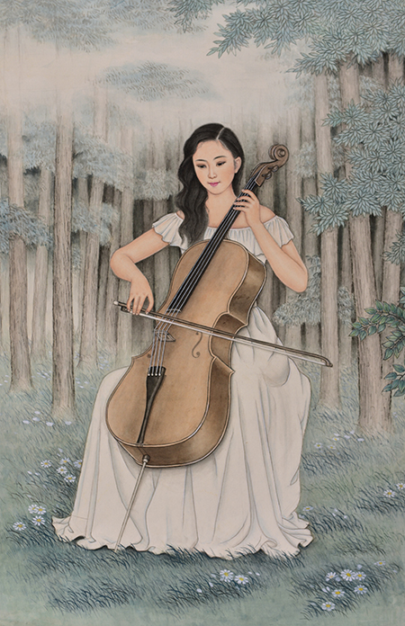 《晨曲》99X64cm.JPG