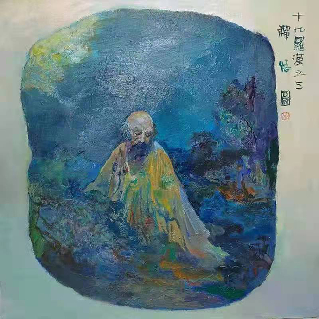 杨新雅作品禅悟图80-80CM2018.jpg