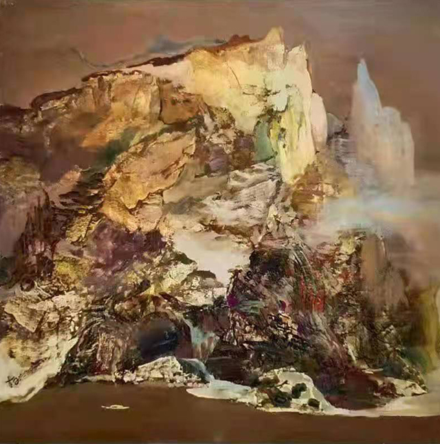 杨新雅作品轻舟一叶阅春秋80-80CM.jpg