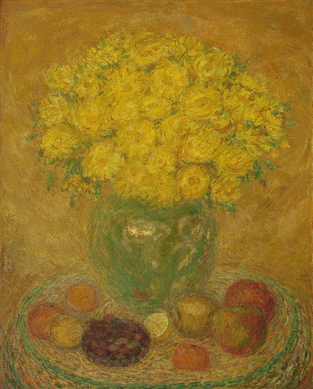 10、《黄菊和水果》81cmx65cm 油画 1997 洪瑞生.jpg