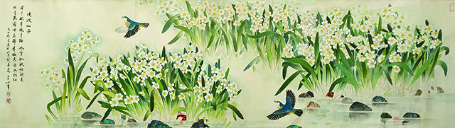 《凌波仙子》规格：68cmx195cm.JPG