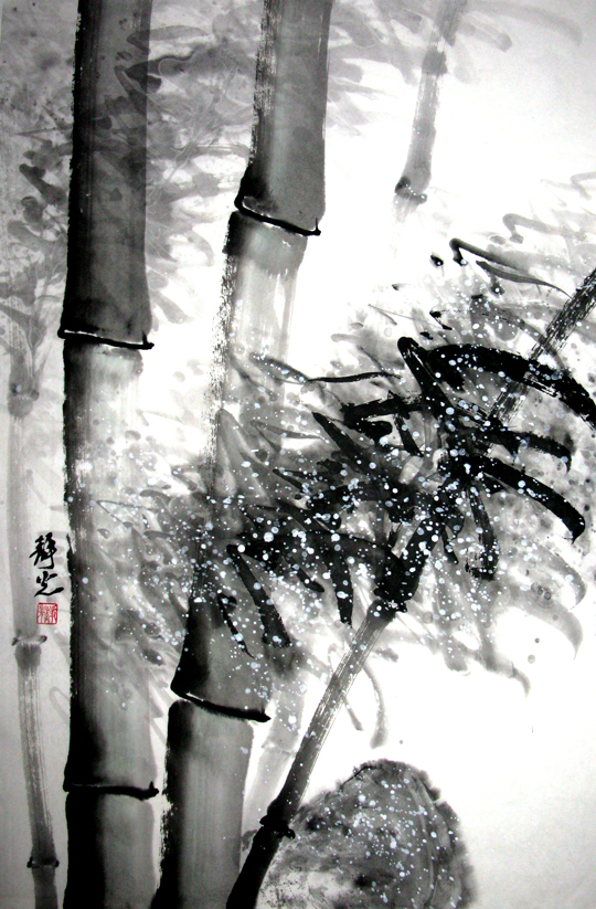 风雪之中见精神.JPG