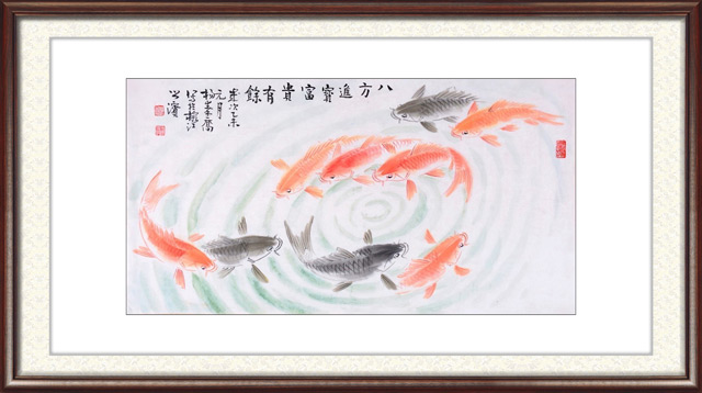 杨秦桥作品《八方进宝富贵有余》.jpg