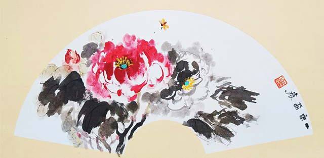 林一雷作品《峨眉牡丹》（林氏画法技艺.指画）.jpg