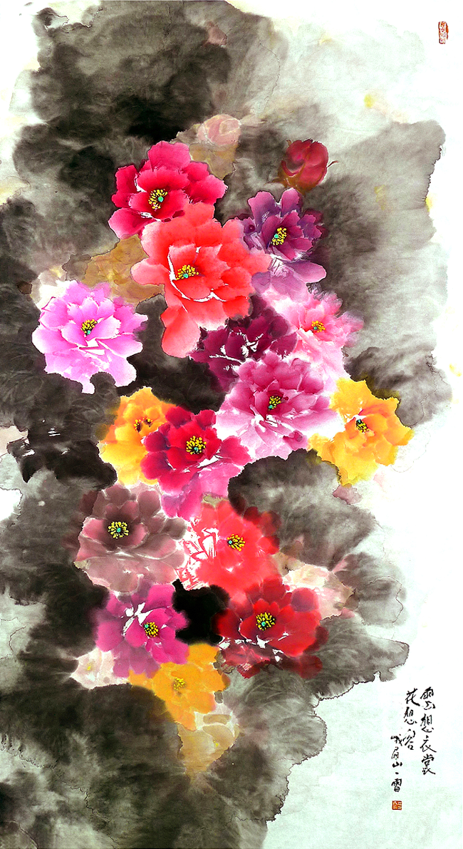 林一雷作品《云想衣裳花想容》（峨眉山市非物质文化遗产峨眉牡丹林氏画法技艺）.png