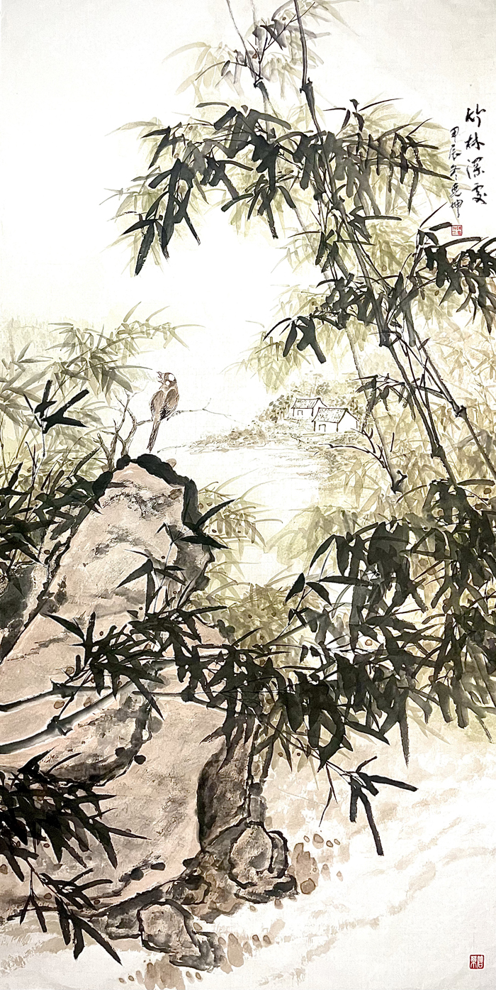 1784252774236473.jpg 陈尧坤作品《竹林深处》.jpg