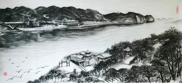 1784788629203204.jpg 张松柏作品15《故乡情》79x109㎝.jpg