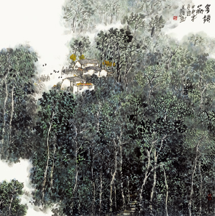 《雾锁山乡》