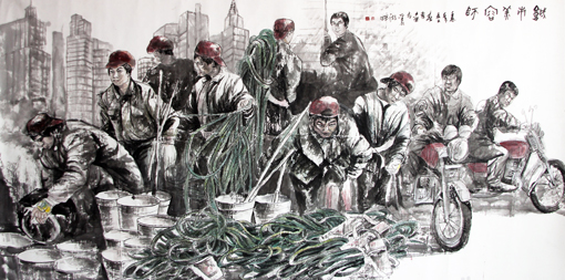 城市美容师 240cm×120cm 城市美容师 240cm×120cm