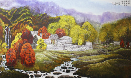 雨后黄菜村曹雪芹故居