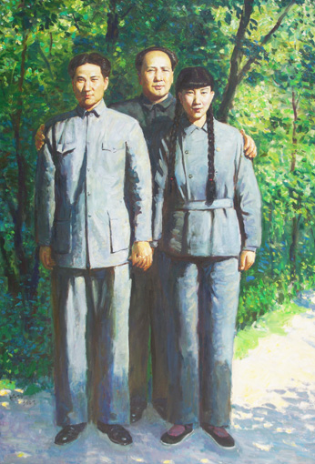 《父亲毛泽东》120cm×180cm