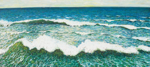 《海潮》78cm×178cm