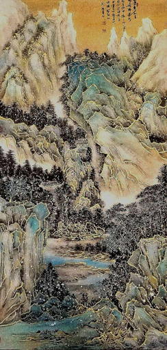 雪景图136×68cm