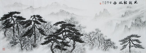 《北海风云》180×67cm