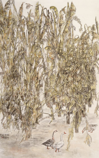 《觅语芭蕉下》入围国展“韩圣敦煌”