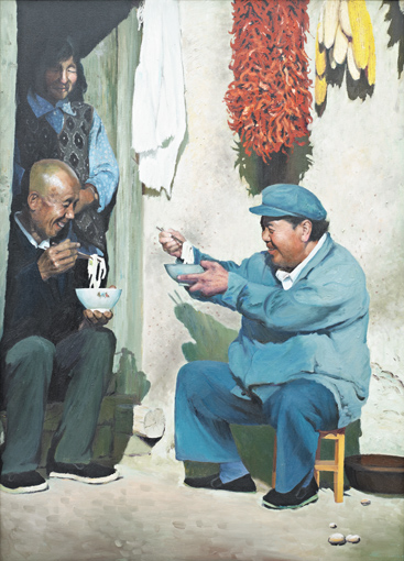 郭银峰油画作品《有味》
