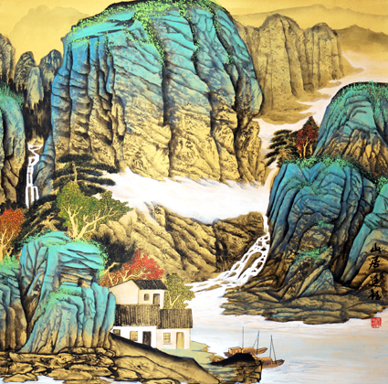 68×68 山居图一