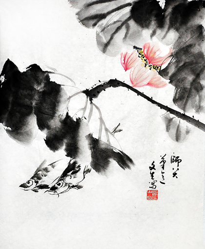 《荷塘》