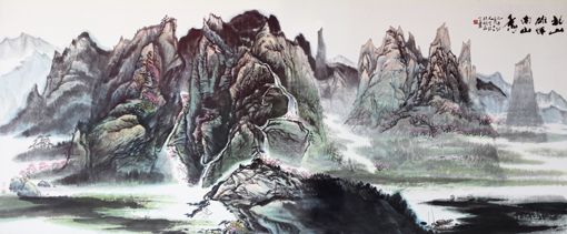 《北山雄浑南山秀》
